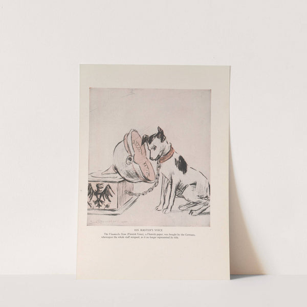 His Master’s Voice (1916-1917) by Louis Raemaekers