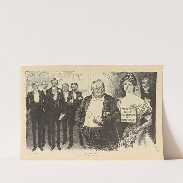 His only child (1893-1900) by Charles Dana Gibson