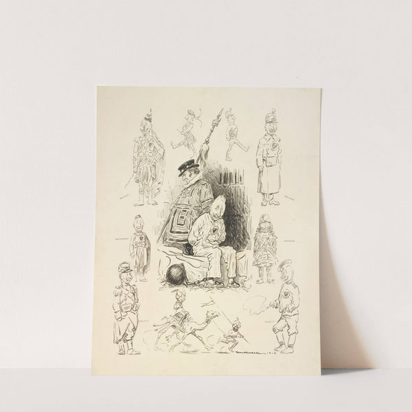 His punishment. To wear one of these uniforms each day of the week (1914) by William Henry Walker