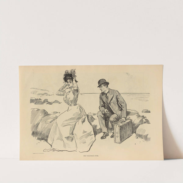 His vacation over (1893-1900) by Charles Dana Gibson
