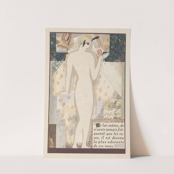 Histoire charmante de l’adolescente sucre d’amour Pl.6 (1927) by Francois-Louis Schmied