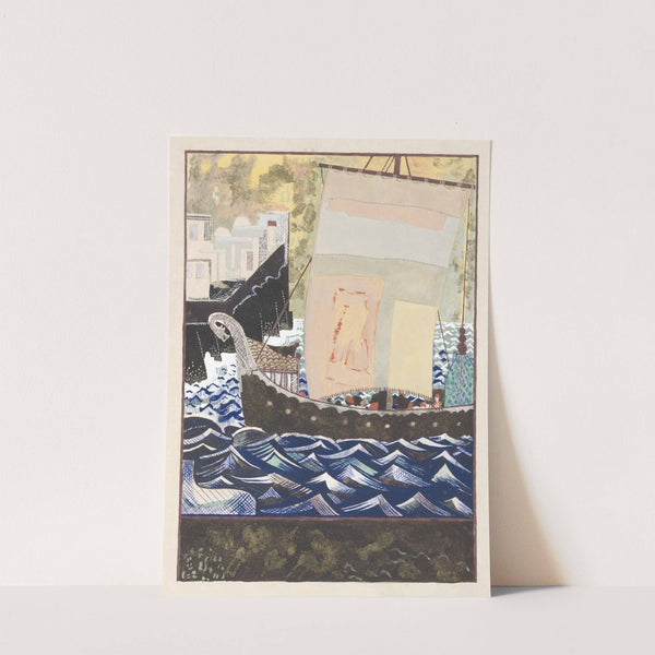 Histoire de la princesse Boudour Pl.15 (1926) by Francois-Louis Schmied