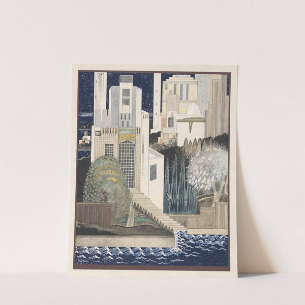 Histoire de la princesse Boudour Pl.16 (1926) by Francois-Louis Schmied