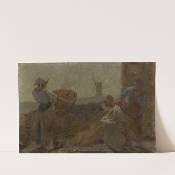 Histoire du blé; Le Criblage by Paul Albert Baudouin