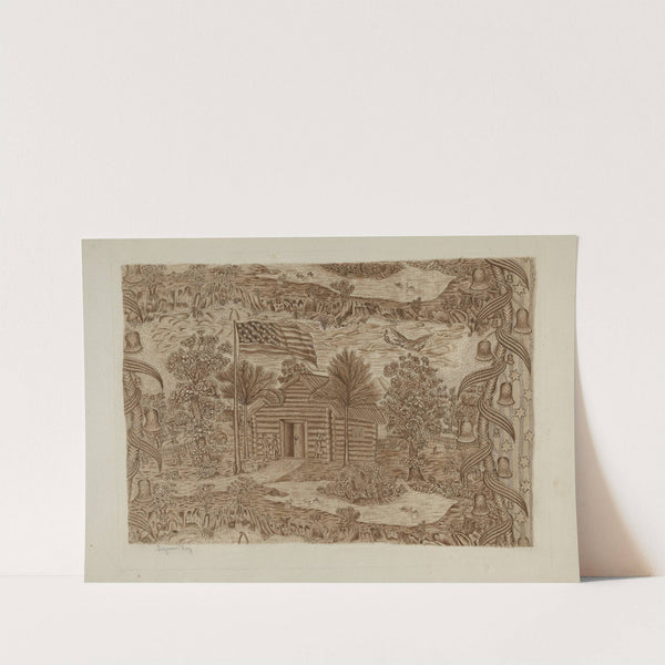Historic Printed Textile by Suzanne Roy