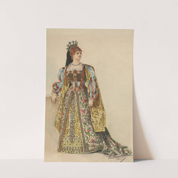 Historical costumes Pl.20 (1892) by Charles Bianchini