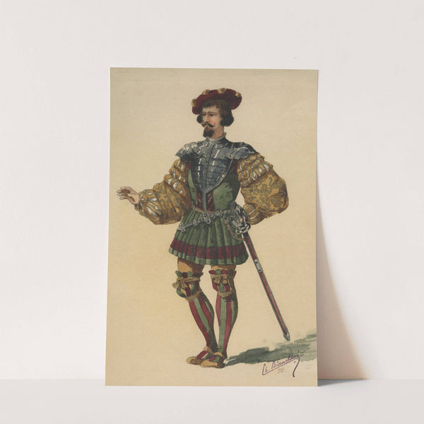 Historical costumes Pl.29 (1892) by Charles Bianchini