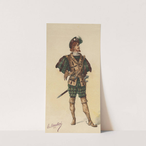 Historical costumes Pl.32 (1892) by Charles Bianchini