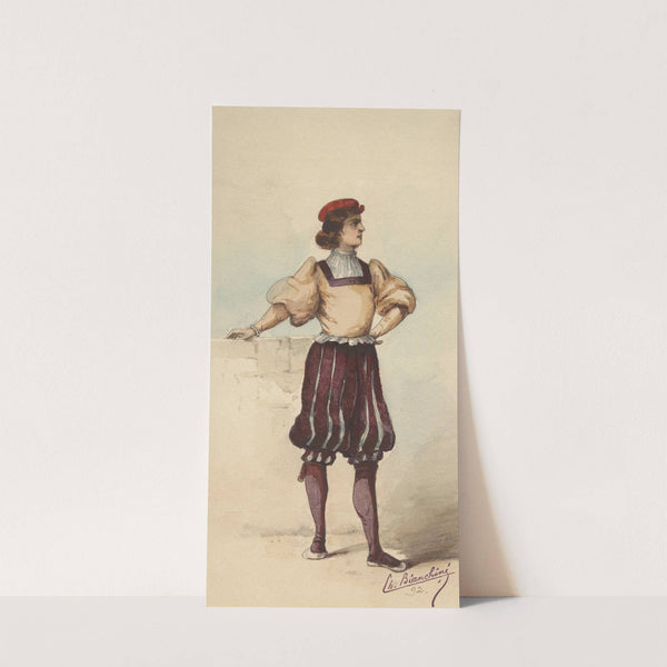 Historical costumes Pl.36 (1892) by Charles Bianchini
