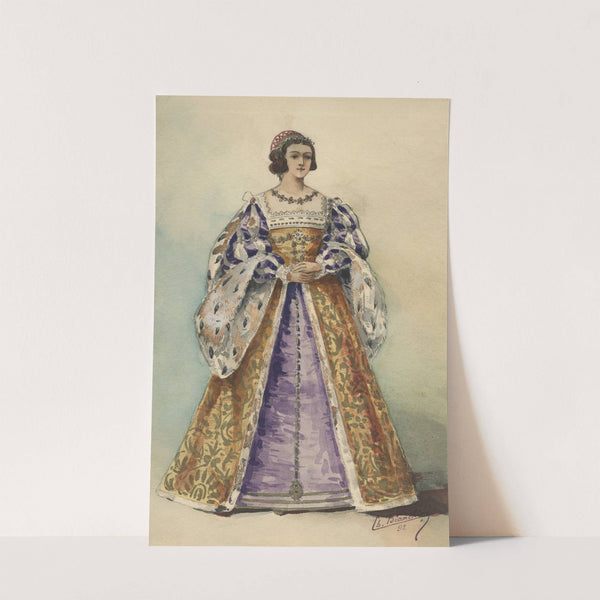 Historical costumes Pl.38 (1892) by Charles Bianchini