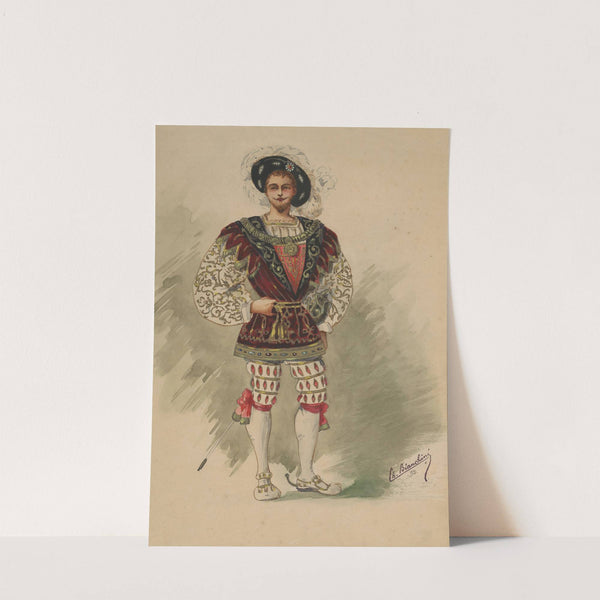 Historical costumes Pl.39 (1892) by Charles Bianchini