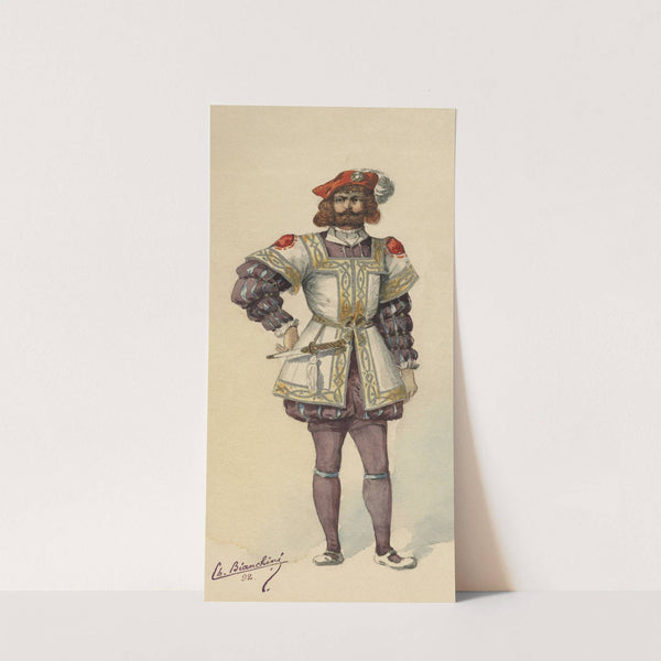 Historical costumes Pl.47 (1892) by Charles Bianchini