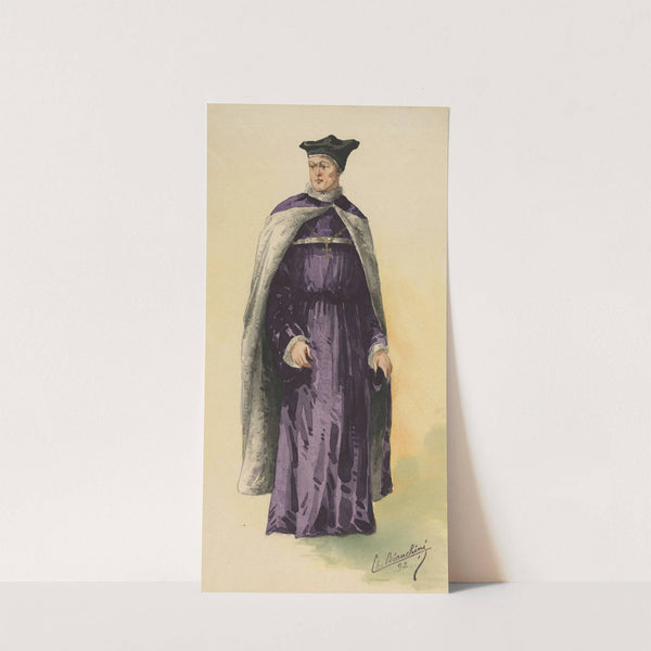 Historical costumes Pl.48 (1892) by Charles Bianchini