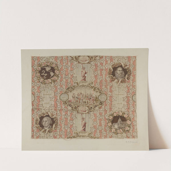 Historical Printed Textile by E.A. Smaller