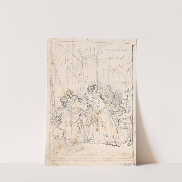 Historical Scene by Nicaise De Keyser