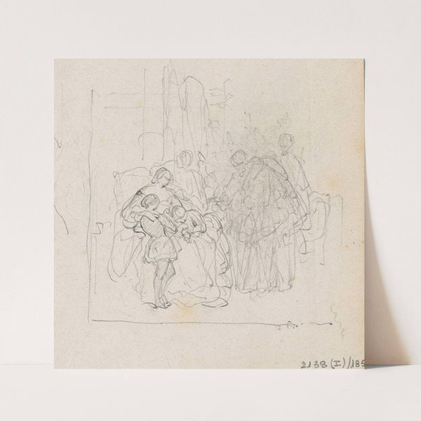 Historical Scene by Nicaise De Keyser