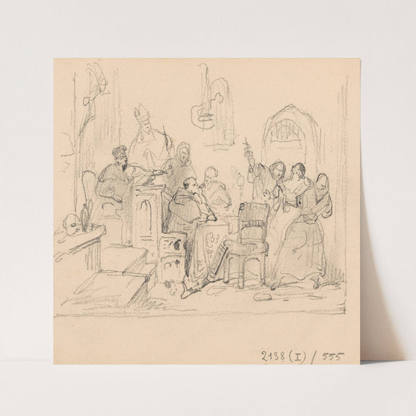 Historical Scene by Nicaise De Keyser