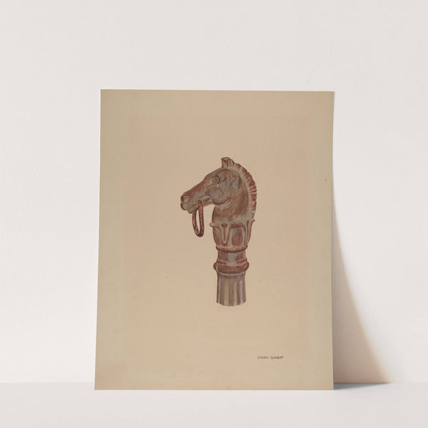 Hitching Post (c. 1940) by Gerard Barnett