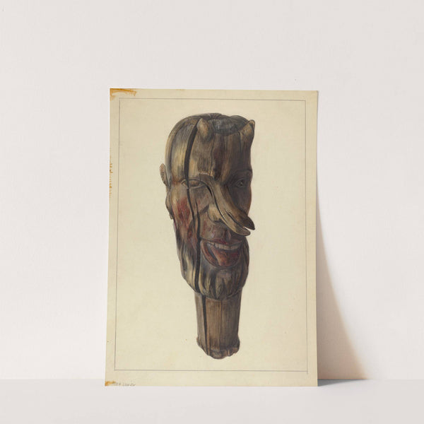 Hitching Post Finial by Mina Lowry