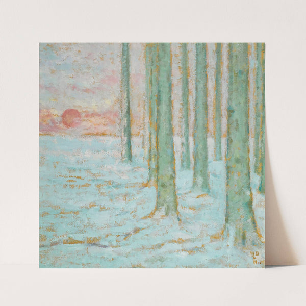 Hiver Dans La Foret (1912) by William Degouve de Nuncques