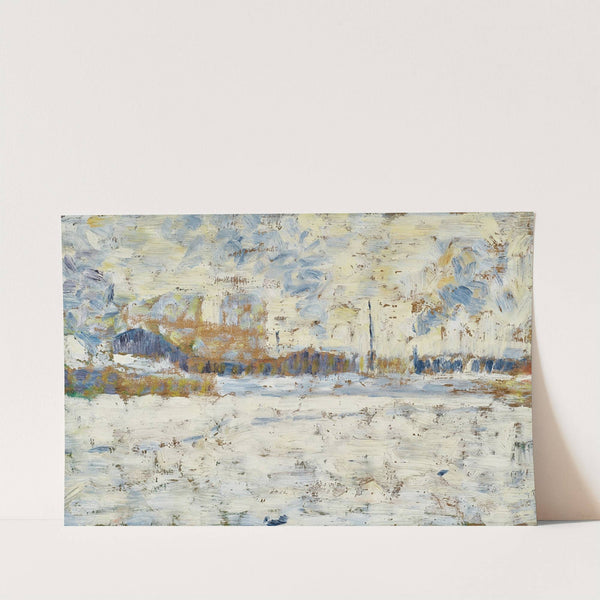 Hiver en banlieue (circa 1883) by Georges Seurat