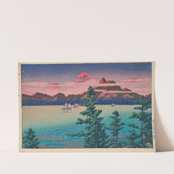 Hizen, Mount Unzen (1927) by Kawase Hasui