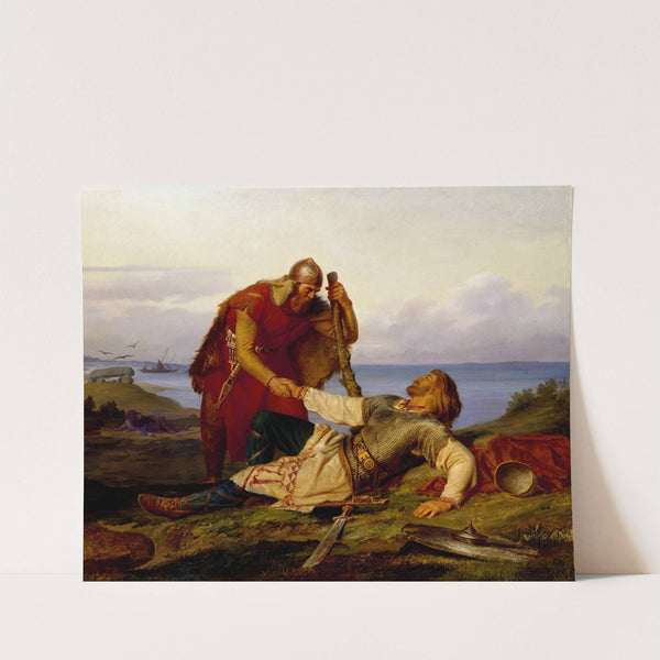 Hjalmar Parting From Orvar Odd After The Fight on Samsö by Mårten Eskil Winge