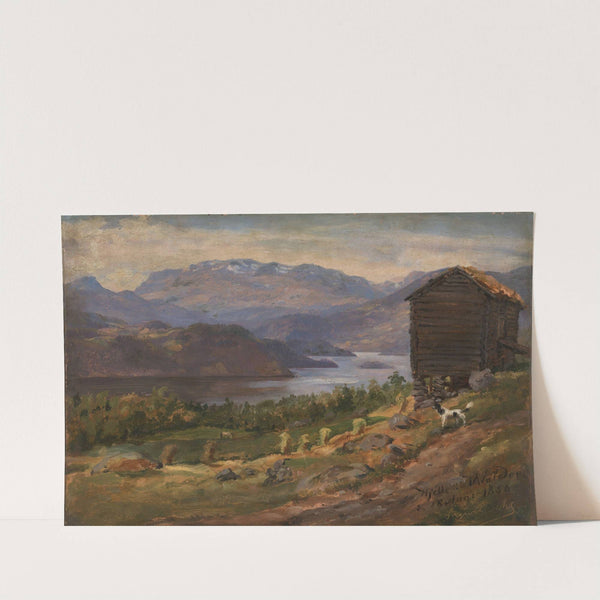 Hjelle in Valdres by Siegwald Dahl