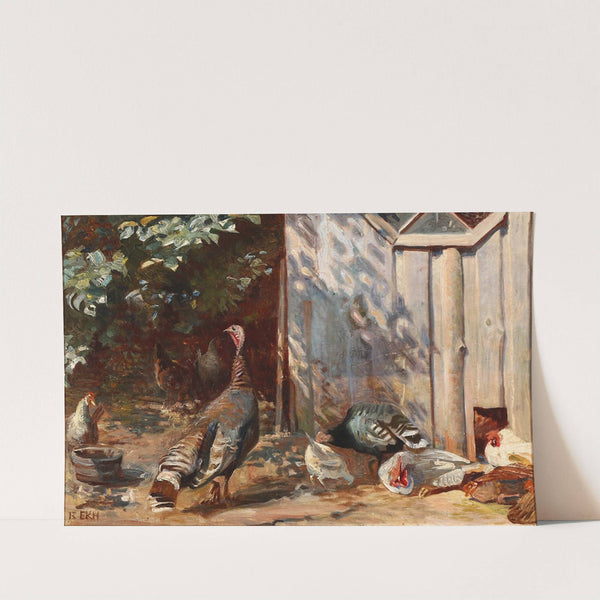 Hjørne af Hønsegaarden by Elise Konstantin-Hansen