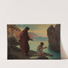 Hl. Augustin mit Knaben am Meer by Karl Schönbrunner