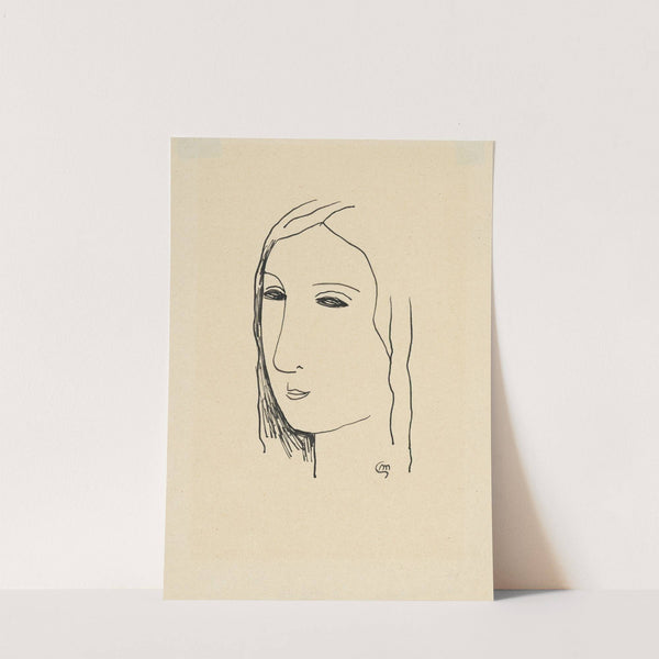 Hlava dievčaťa by Mikuláš Galanda