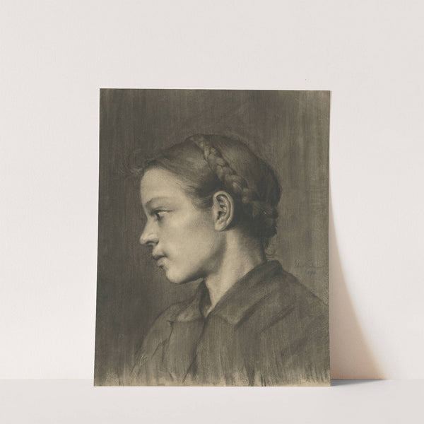 Hlava dievčaťa by Július Éder