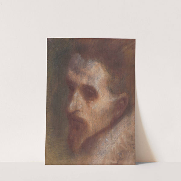 Hlava mysliteľa (1880–1900) by Ladislav Mednyánszky