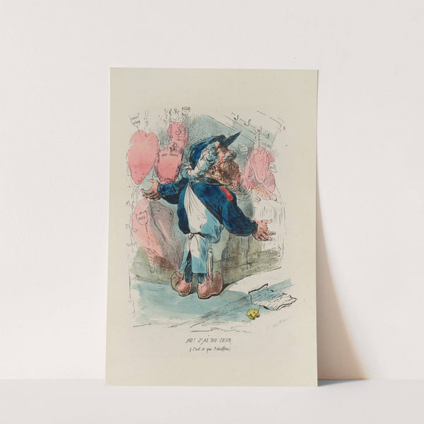 Ho J’ai du coeur (c’est ce qui l’etouffera) (19th Century) by Victor Coindre