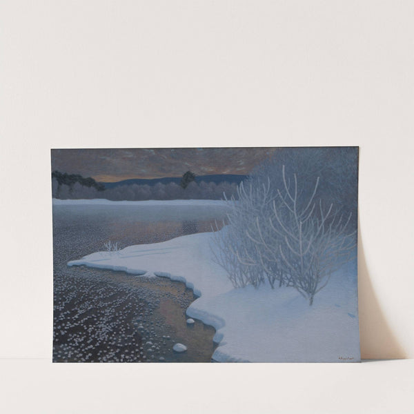 Hoar-Frost on Ice by Gustaf Fjæstad