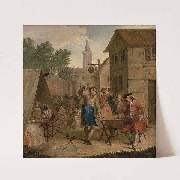 Hob Selling Beer at the Wake by John Laguerre