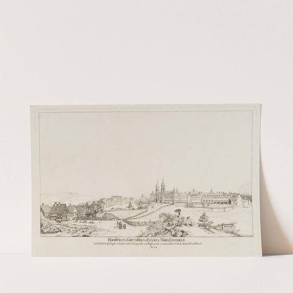 Hochfürstl. Gottshaus & Flecken Maria Einsideln (1785) by Johann Jakob Aschmann