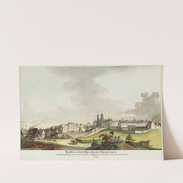 HochFürstl. GottsHaus & Flecken Maria Einsideln by Johann Jakob Aschmann