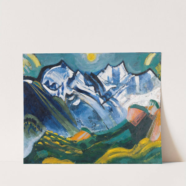 Hochgebirgslandschaft mit Scheerhorn by August Babberger