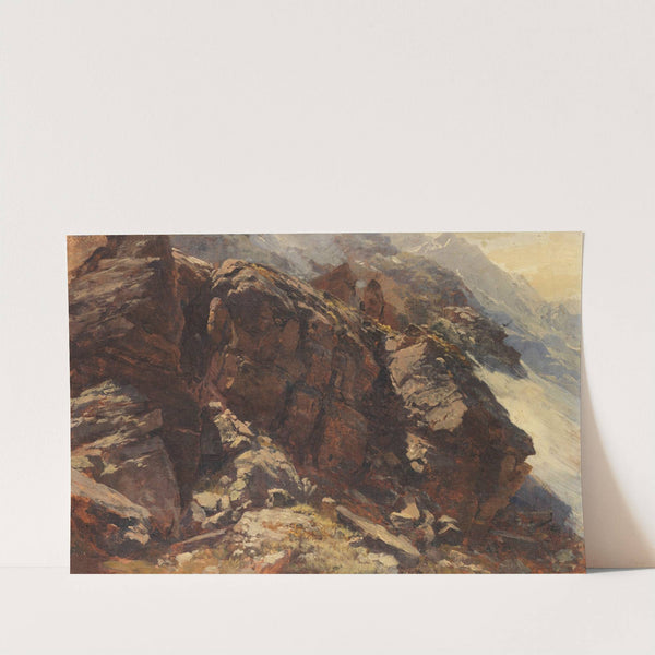 Hochgebirgsstudie (1870) by Edward Theodore Compton