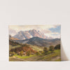 Hochkönig vom Almdorf aus by Franz Kulstrunk