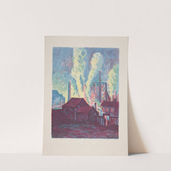 Hochofen (Blast furnaces) (1898) by Maximilien Luce