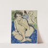 Hockende mit Buch (1908-1909) by Ernst Ludwig Kirchner