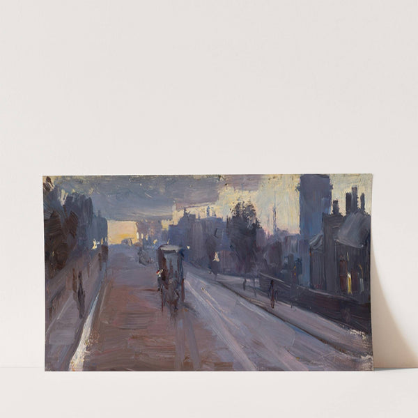 Hoddle St., 10 p.m. by Arthur Streeton