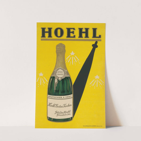 Hoehl Deutscher Sekt Gebrüder Hoehl Geisenheim am Rhein (ca. 1900 - 1914) by Hollerbaum & Schmidt