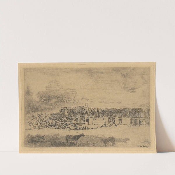 Hoeve te Leffinge by James Ensor