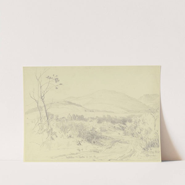 Hof Häusel bei Eppstein im Taunus by Friedrich Ernst Morgenstern