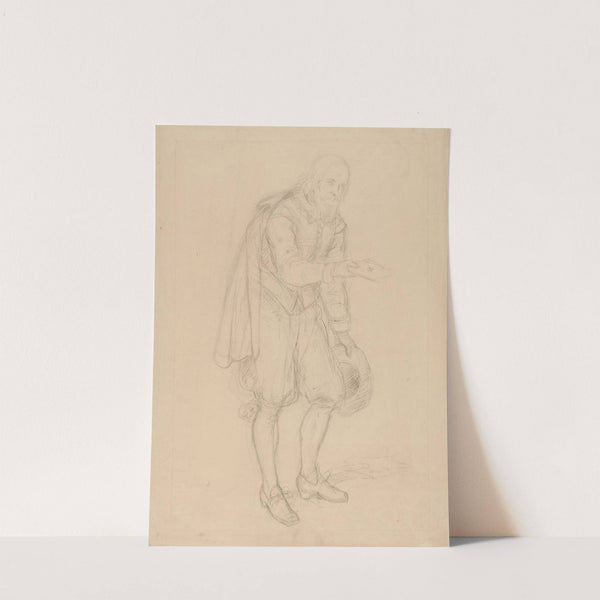Hoffmann som overrekker et brev (1875) by Adolph Tidemand
