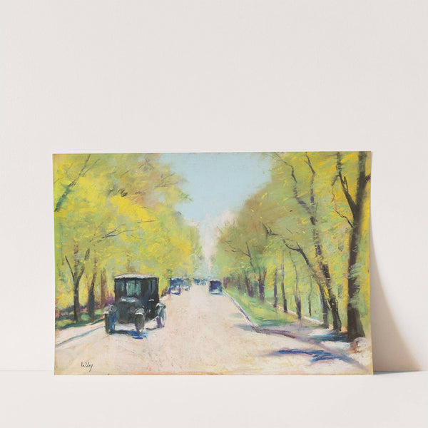 Hofjägerallee im Tiergarten, Berlin by Lesser Ury