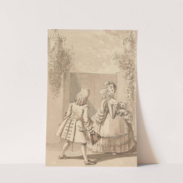 Hogarth Declaring His Love to Miss Thornhill (1817_1817) by John Thomas Smith